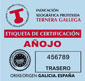 etiqueta ternera gallega A&ntilde;ojo