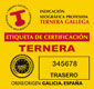 etiqueta ternera gallega