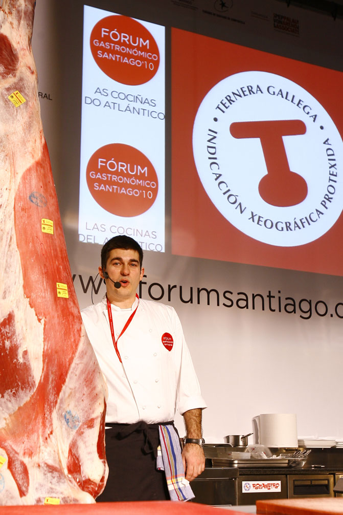 Ternera Gallega, un placer para los sentidos en el Forum gastron�mico Santiago'10