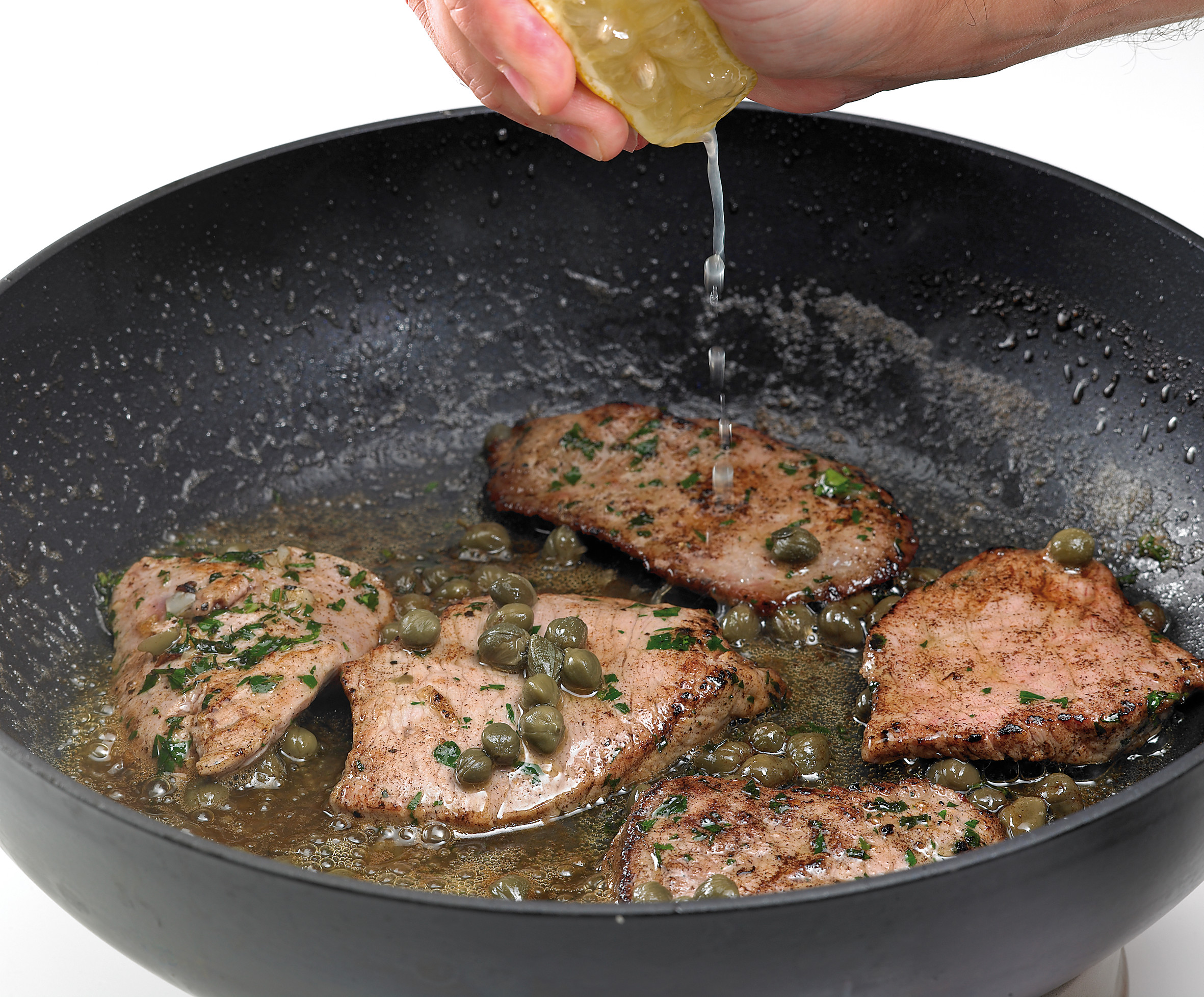 Receta Ternera Gallega ESCALOPINES DE TERNERA GALLEGA CON ALCAPARRAS Y LIMÓN 003