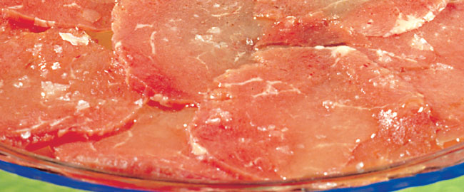 CARPACCIO DE TERNERA GALLEGA